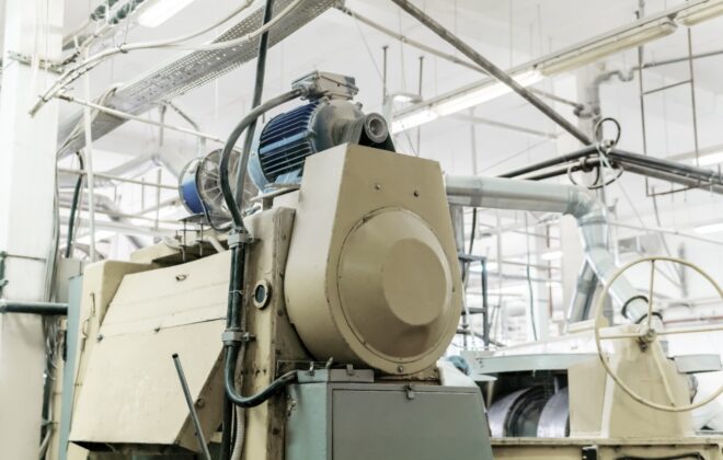 Industrial fans in food processing unit